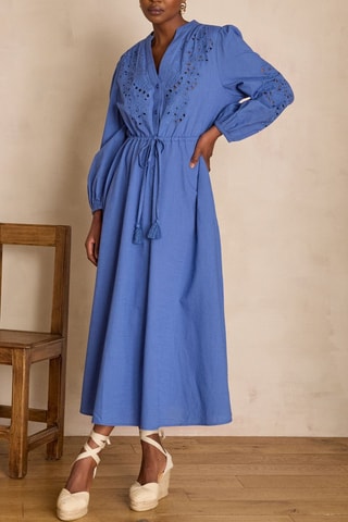 Vestido camisero - Azul