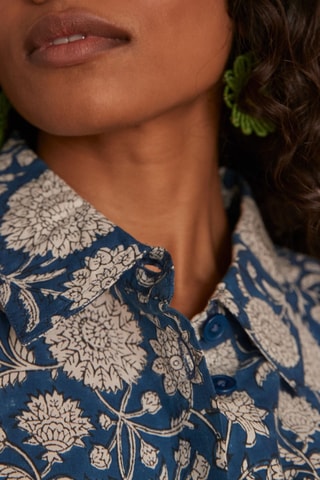 Chemisier - Bleu cobalt