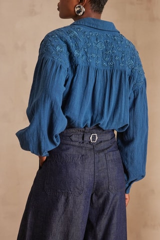 Camisa - Azul petróleo