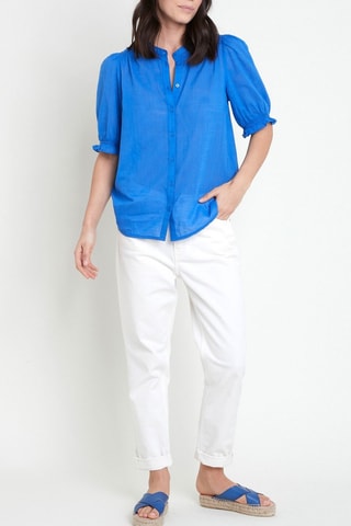 Chemisier - Bleu cobalt