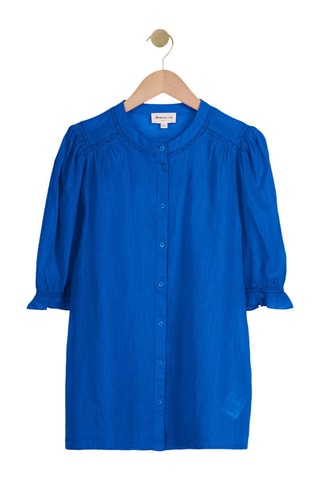 Chemisier - Bleu cobalt