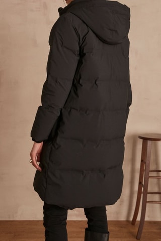 Anorak largo - Negro