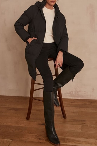 Anorak largo - Negro