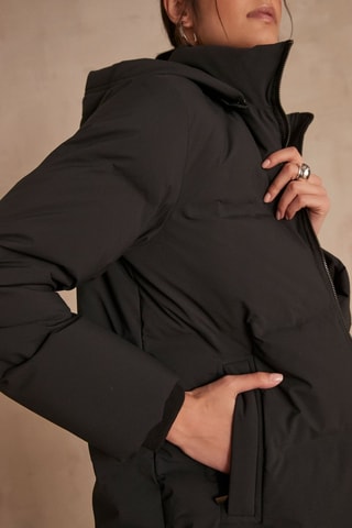 Anorak largo - Negro