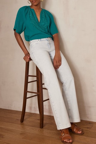 Blusa - Azul-petróleo