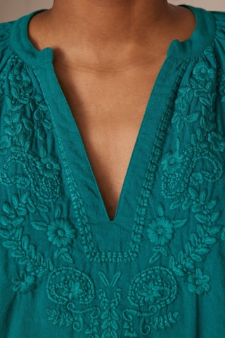 Blusa - Azul-petróleo