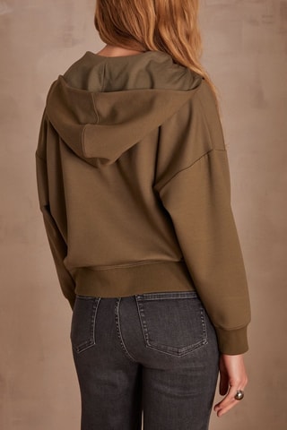 Sudadera con capucha - Caqui