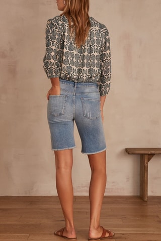 Short vaquero - Azul