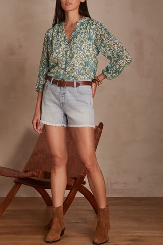 Short vaquero - Índigo