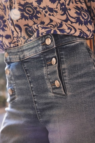 Short vaquero - Azul