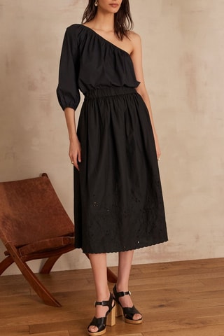 Falda evasé - Negro