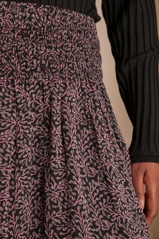 Falda evasé - Burdeos