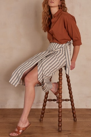 Falda cruzada - Crudo