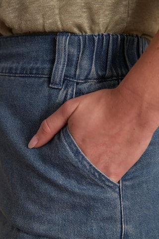 Falda recta vaquera - Celeste