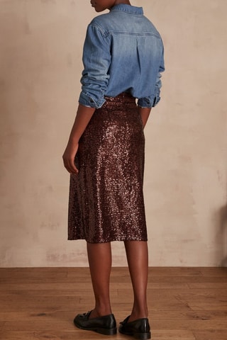 Falda cruzada - Burdeos