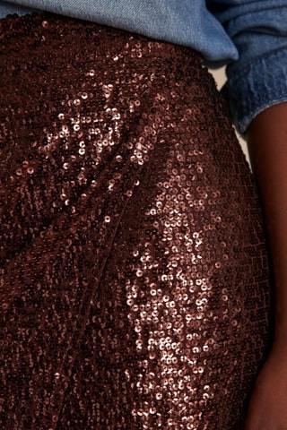 Falda cruzada - Burdeos