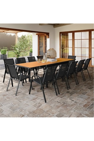 Conjunto de jardim extensível - 12 lugares