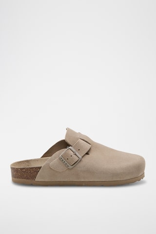 Socas em couro - Bege