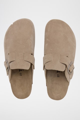 Socas em couro - Bege