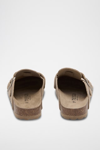 Socas em couro - Bege