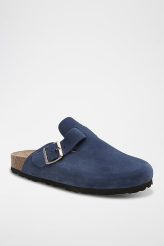 Socas em couro - Azul