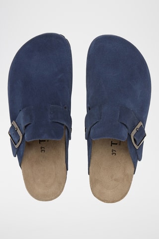 Socas em couro - Azul