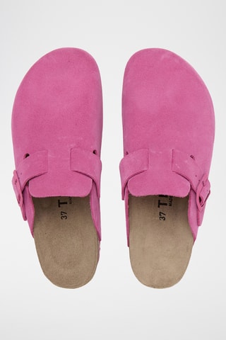 Socas em couro - Fúcsia