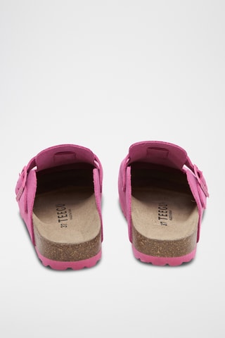 Socas em couro - Fúcsia