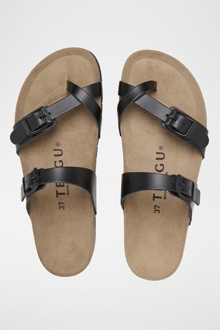 Sandales en cuir - Noir