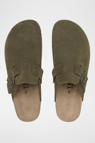 Socas em couro - Verde