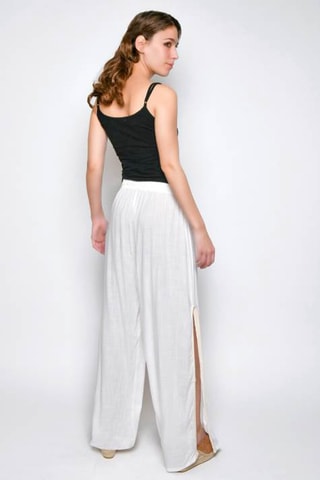 Calças wide legs - Branco