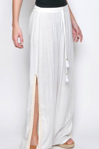 Calças wide legs - Branco