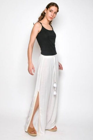 Calças wide legs - Branco