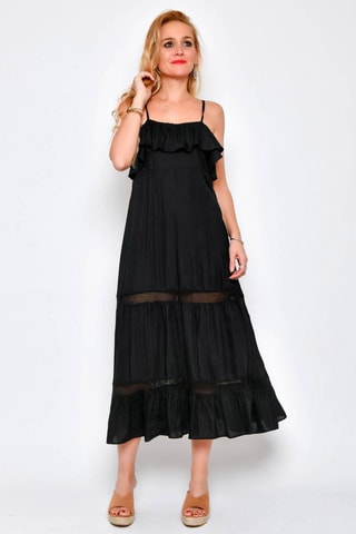 Vestido comprido 
Preto - 