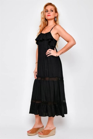 Vestido comprido 
Preto - 