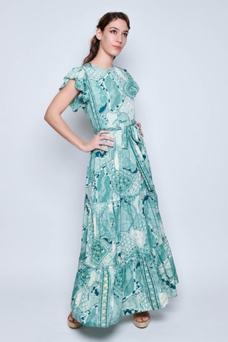 Vestido comprido - Verde - Verde