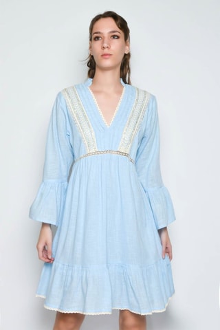 Vestido estilo patinadora - Azul - 