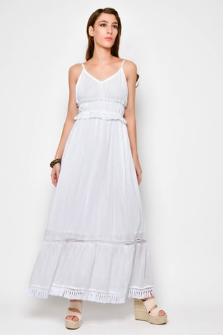 Vestido comprido Branco - Branco