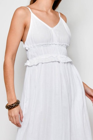Vestido comprido Branco - Branco