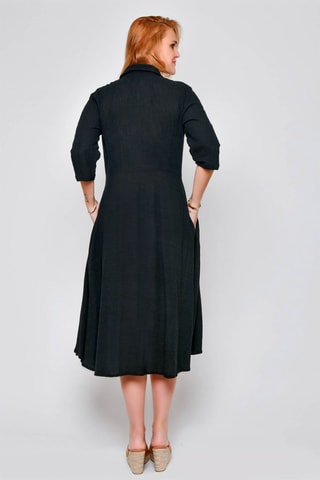 Vestido comprido Preto - Preto