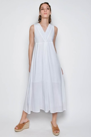 Vestido comprido - Branco - 