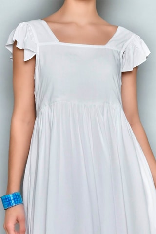 Vestido estilo patinadora Branco - Branco