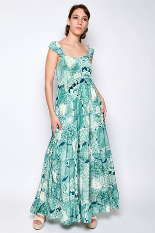 Vestido comprido - Verde - Verde