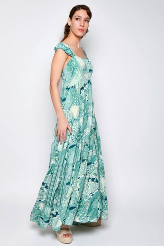 Vestido comprido - Verde - Verde