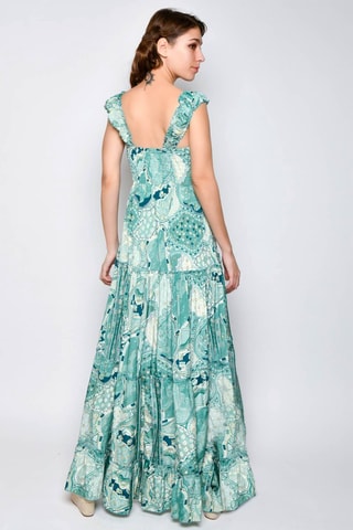 Vestido comprido - Verde - Verde