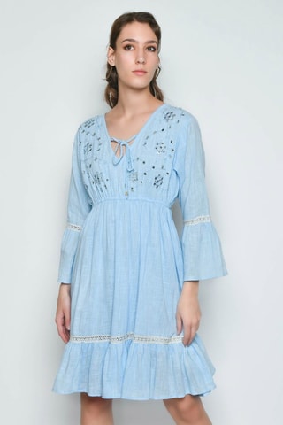 Vestido estilo patinadora - Azul - 