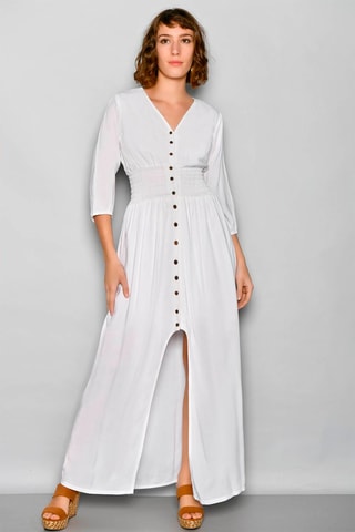Vestido-camisa Branco - 