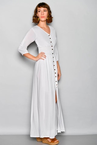 Vestido-camisa Branco - 