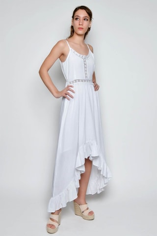 Vestido comprido - Branco - 