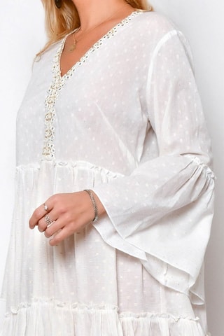 Robe volantée - Blanc